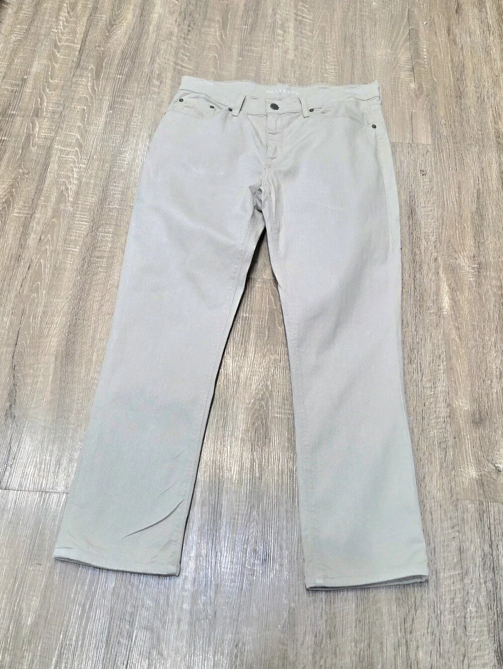 Mott & Bow Men's Pre-owned Straight Jeans Size 32 x 30 Beige.